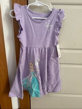 Disney Frozen Elsa Lavender Girl's Dress